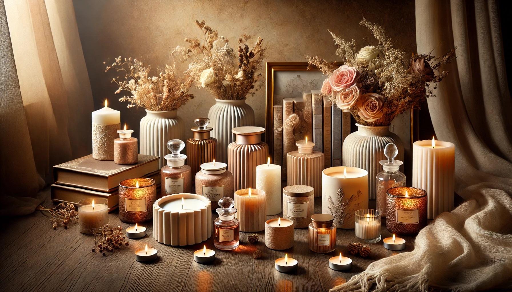 Elegant candle arrangement